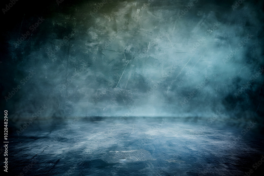 Photography and Front View of Minimalist Sleek and Mysterious Empty Dark Blue Studio Background, Perfect for Elegant Visuals. Shadow on Wall Photography and Front View of Minimalist Sleek and Mysterious Empty Dark Blue Studio Background, Perfect for Elegant Visuals. Shadow on Wall