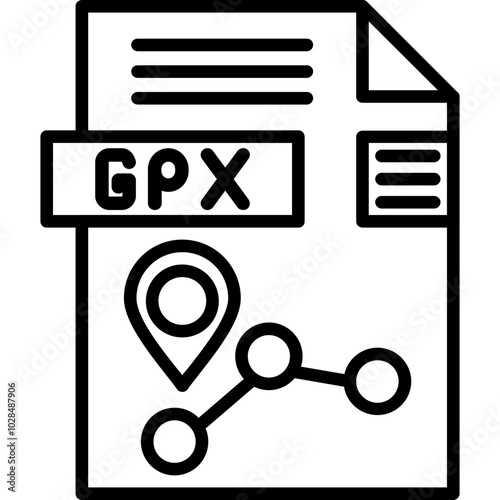 GPX File Format Icon photo