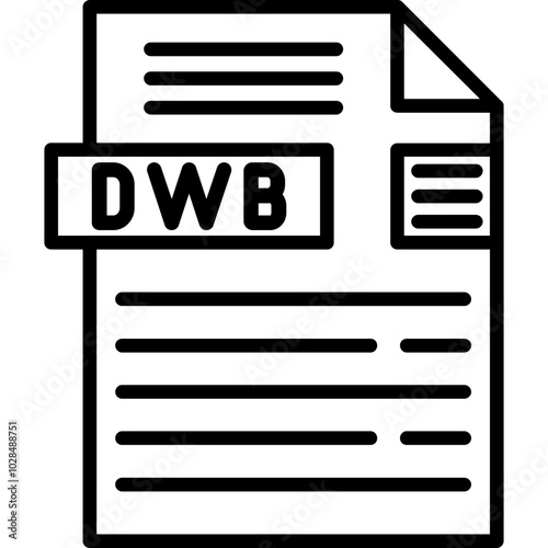 DWB File Format Icon