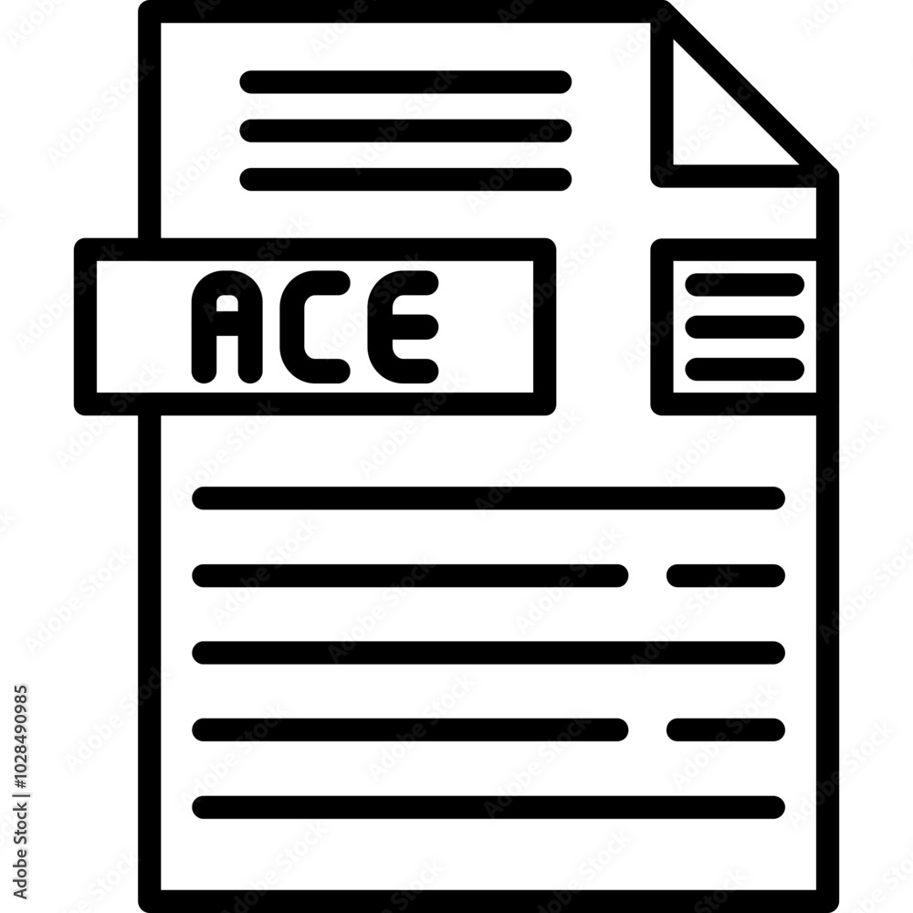 ACE File Format Icon ACE File Format Icon