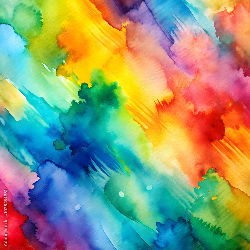 Fototapeta premium watercolor abstract texture brush strokes background