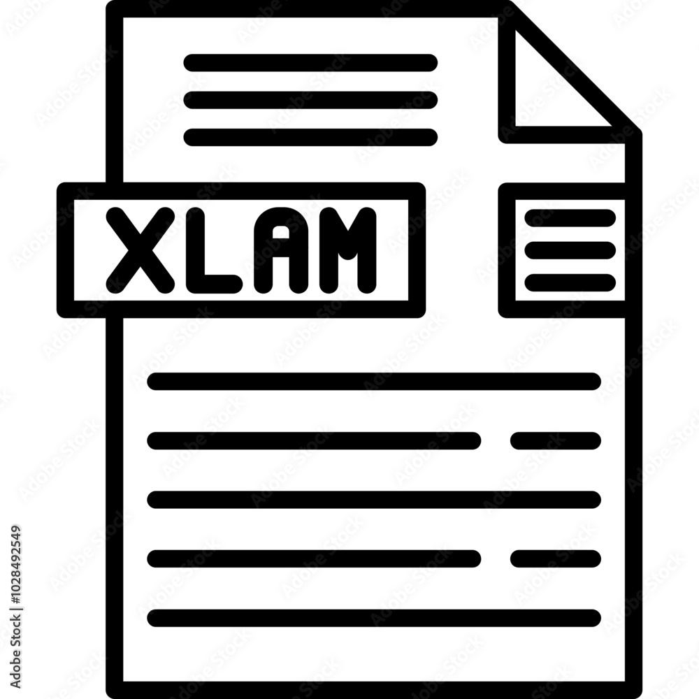 XLAM File Format Icon