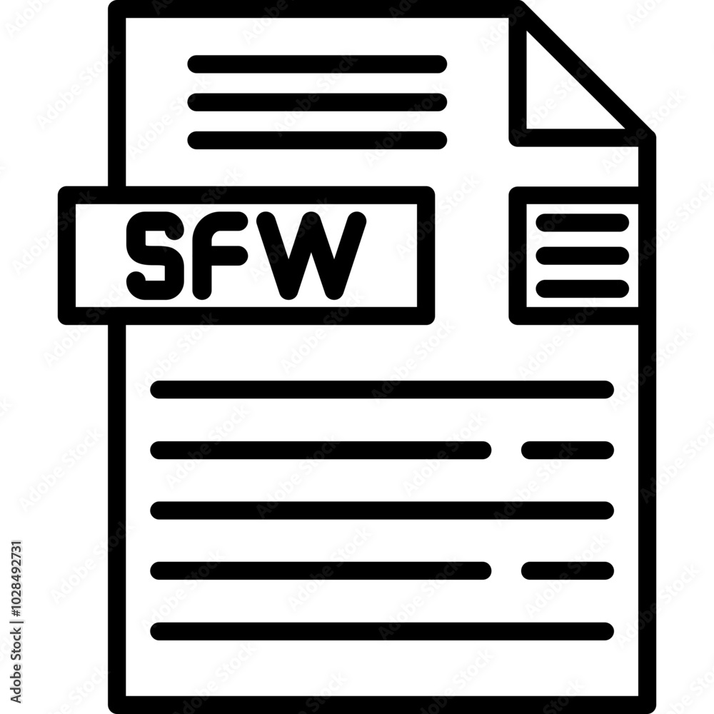 SFW File Format Icon SFW File Format Icon
