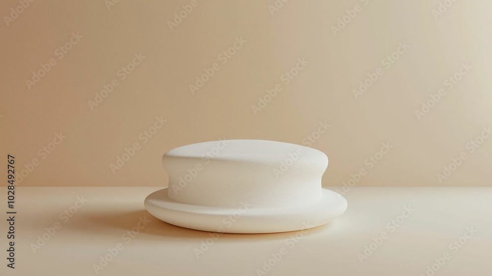 A stylish, minimalist white hat on a smooth surface, showcasing modern design. Ideal for professional branding and product presentation, emphasizing elegance. A stylish, minimalist white hat on a smooth surface, showcasing modern design. Ideal for professional branding and product presentation, emphasizing elegance.