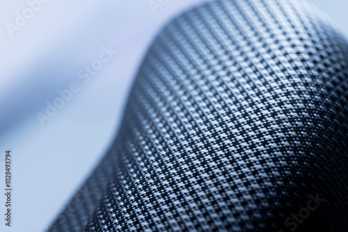 Close-up Texture of Woven Fabric Material