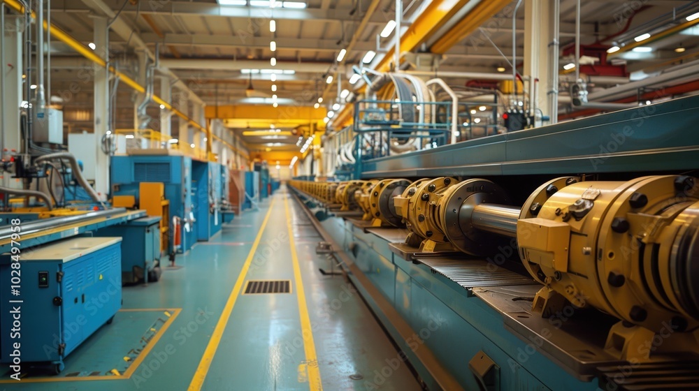 Advanced Industrial Machinery: A Glimpse into Fiber Optic Cable Production and Engineering Settings Advanced Industrial Machinery: A Glimpse into Fiber Optic Cable Production and Engineering Settings