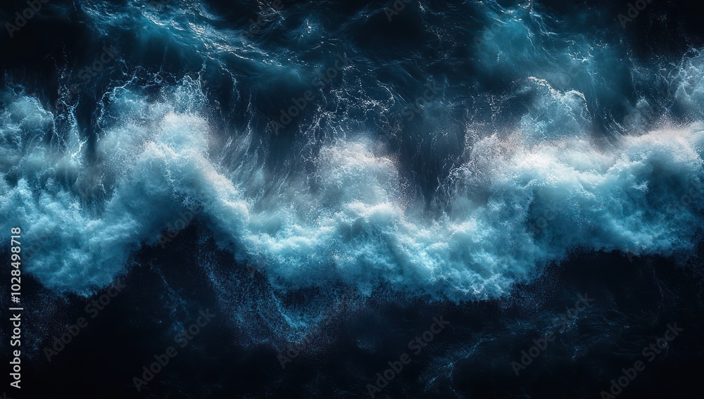 Ocean Waves Aerial View Ocean Waves Aerial View