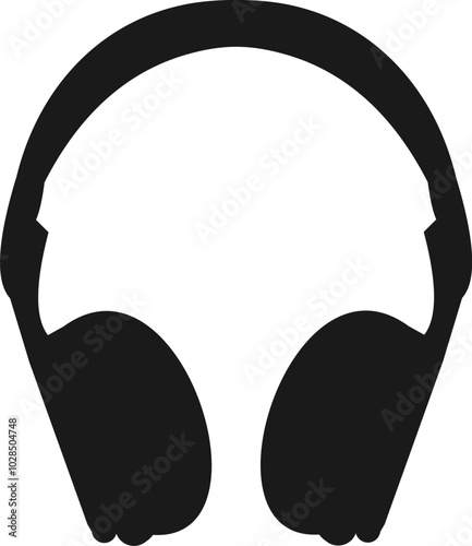 Podcast Headphones Silhouette