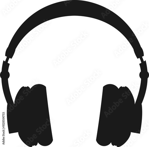 Podcast Headphones Silhouette