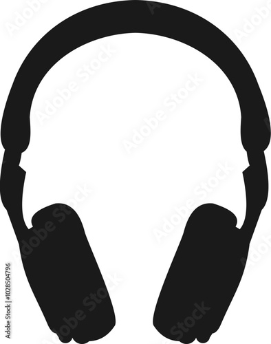 Podcast Headphones Silhouette