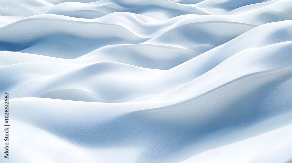 Obraz premium Clean white snowdrift texture pattern. subtle abstract winter background