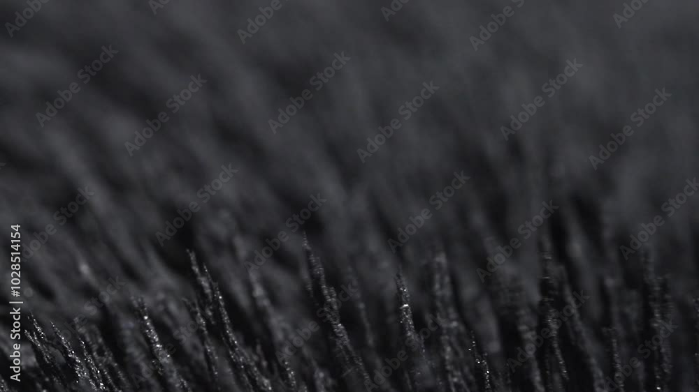 Iron dust spikes. Reaction of iron filings to a magnetic field. Visualisation. Texture, of magnetic particles. Black and white futuristic background Iron dust spikes. Reaction of iron filings to a magnetic field. Visualisation. Texture, of magnetic particles. Black and white futuristic background