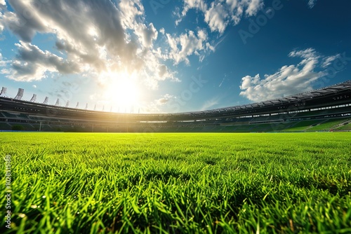 green field and sky