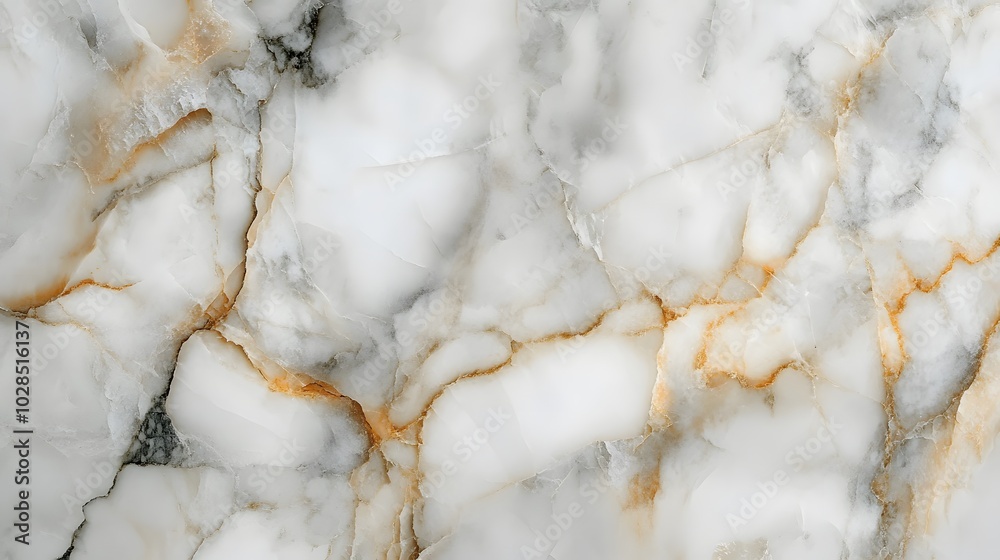luxurious white and gold veins marble background,glossy marble floor tiles,generative ai