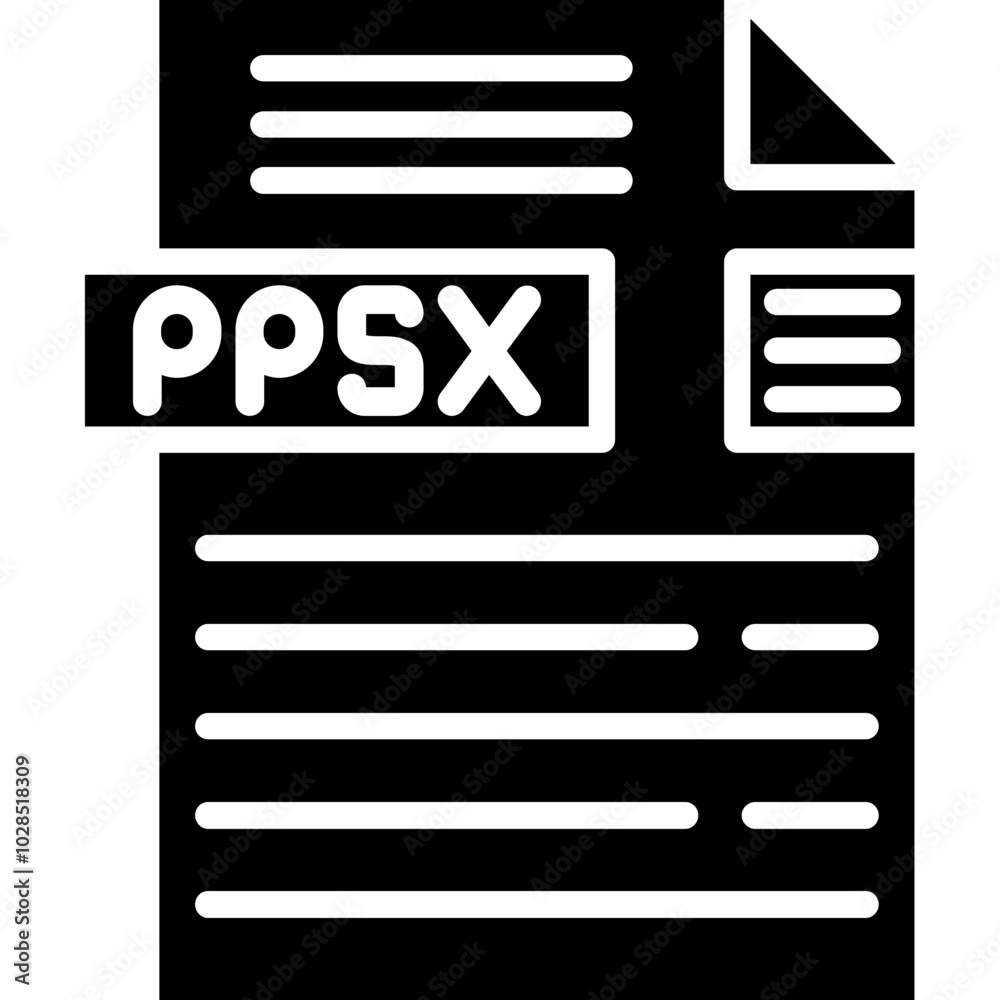 PPSX File Format Icon PPSX File Format Icon