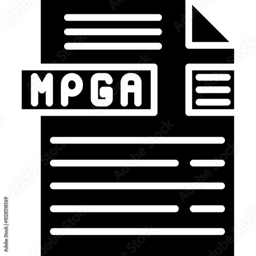 MPGA File Format Icon