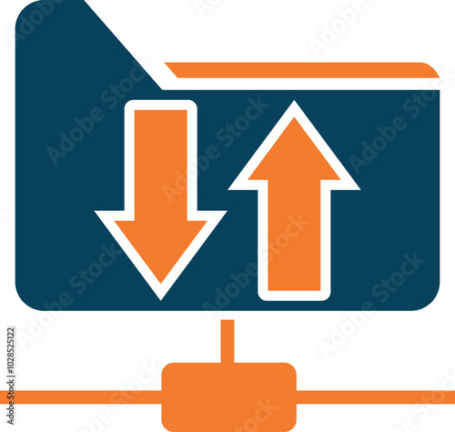 Web Hosting Icon Element
