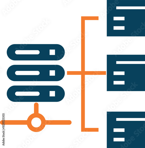 Web Hosting Icon Element