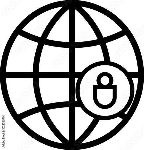 Web Hosting Icon Outline