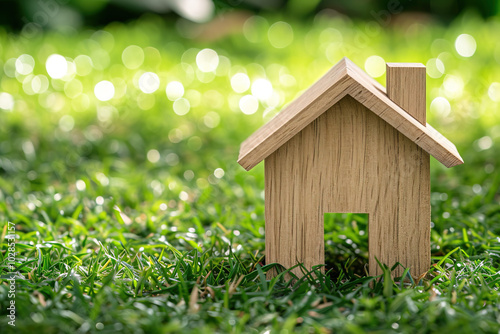 bird house on the grass