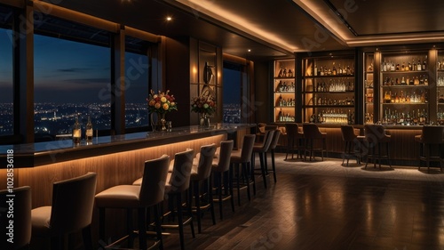 Interior of Luxury Bar