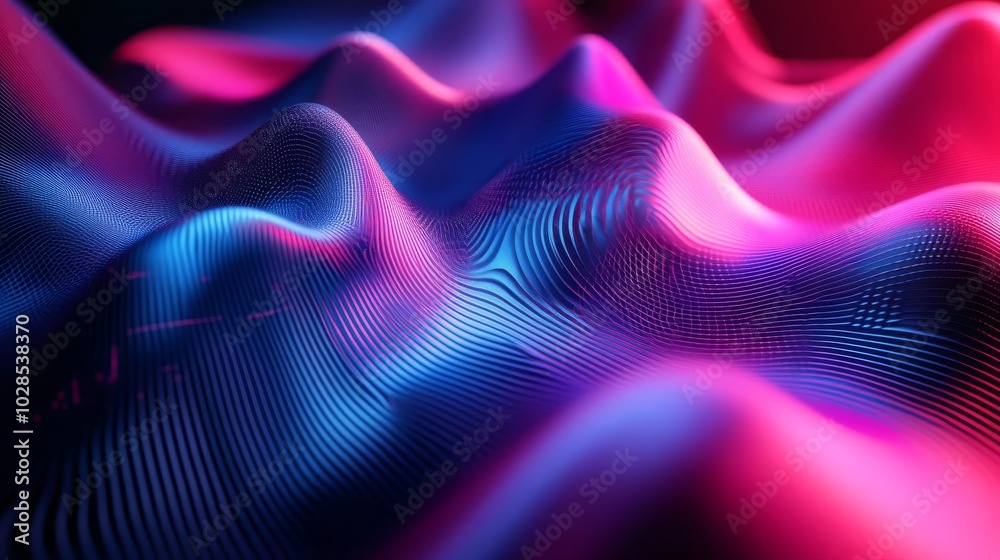 Modern digital abstract 3D background Copy space Based on Generative AI Modern digital abstract 3D background Copy space Based on Generative AI