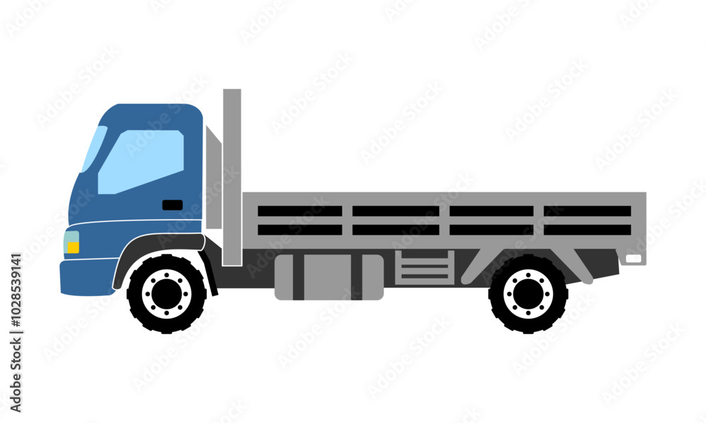 Materials truck illustration design vector Materials truck illustration design vector