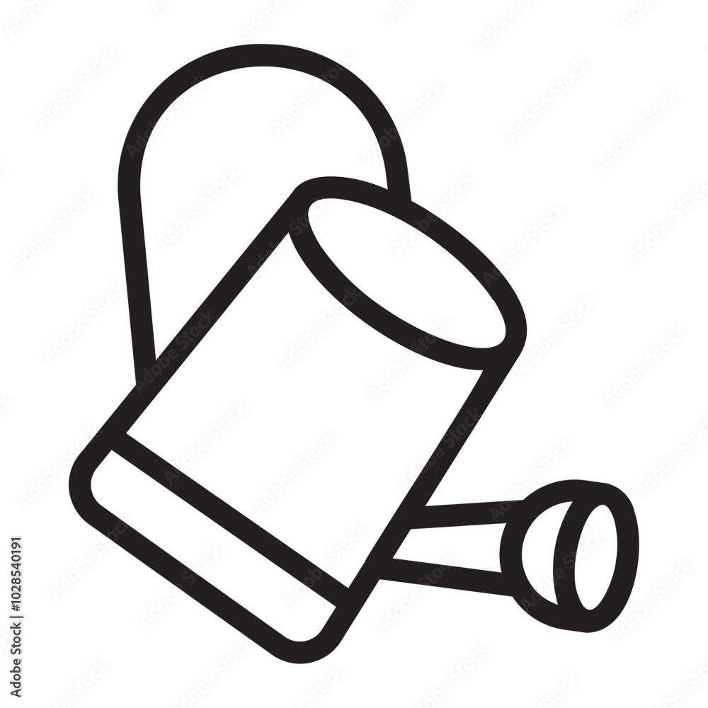 watering can line icon watering can line icon