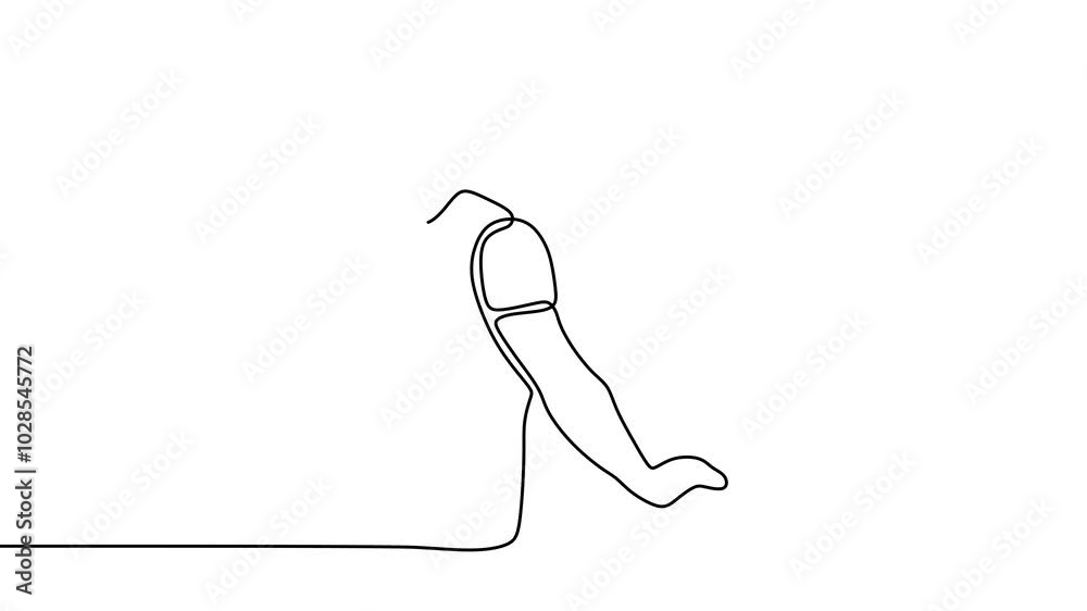 Continuous drawing line art of romantic couple with black line and white background. One line Continuous drawing line art of romantic couple with black line and white background. One line