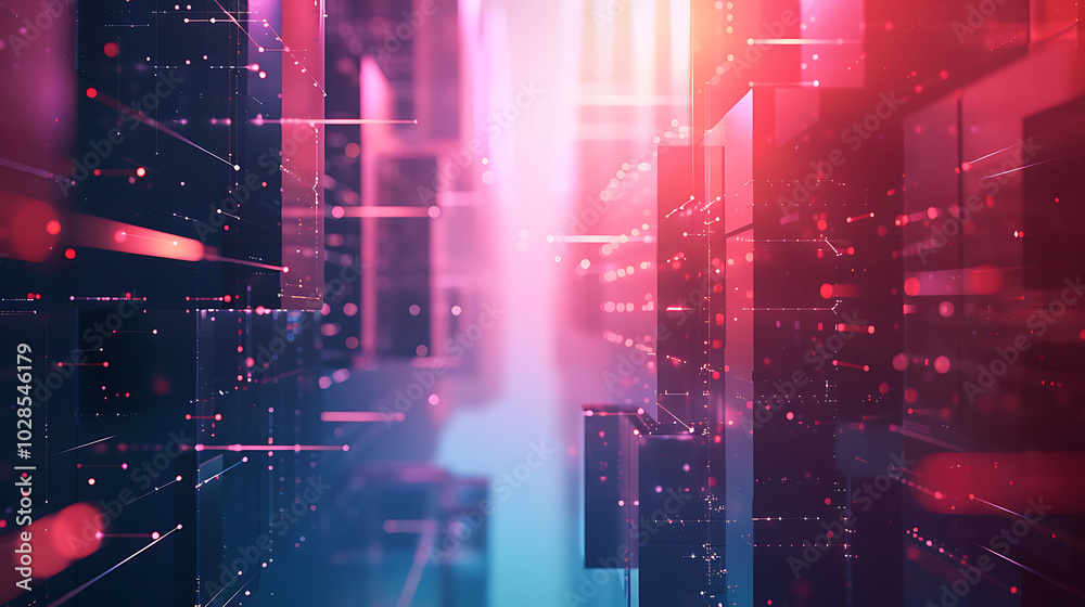Fototapeta premium technology banner