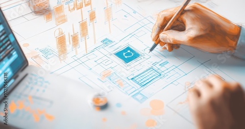 Drawing diagrams of the workflow from MetaTrader photo