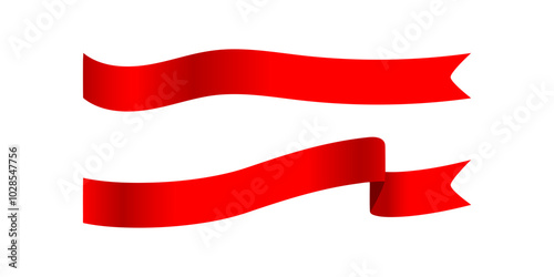Free Download label ribbon red for sales message promotion, sticker label ribbon - GFXLoad