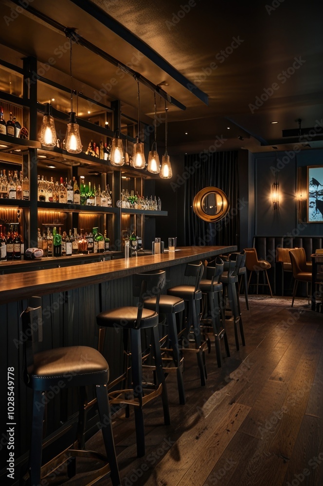Modern Bar interior Modern Bar interior