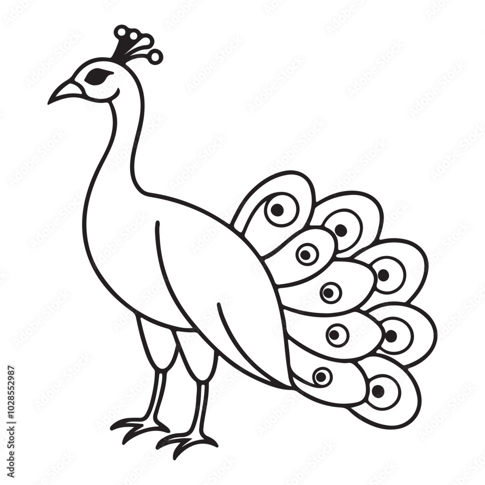vector silhouette image of apeacock on a white background
vector silhouette image of apeacock on a white background