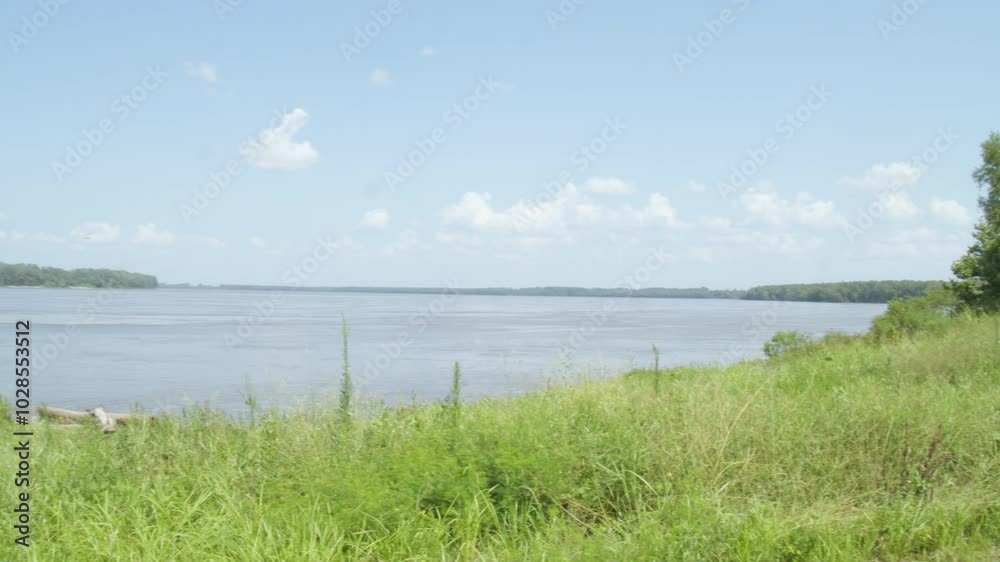 Landscape at the Mississippi River Landscape at the Mississippi River