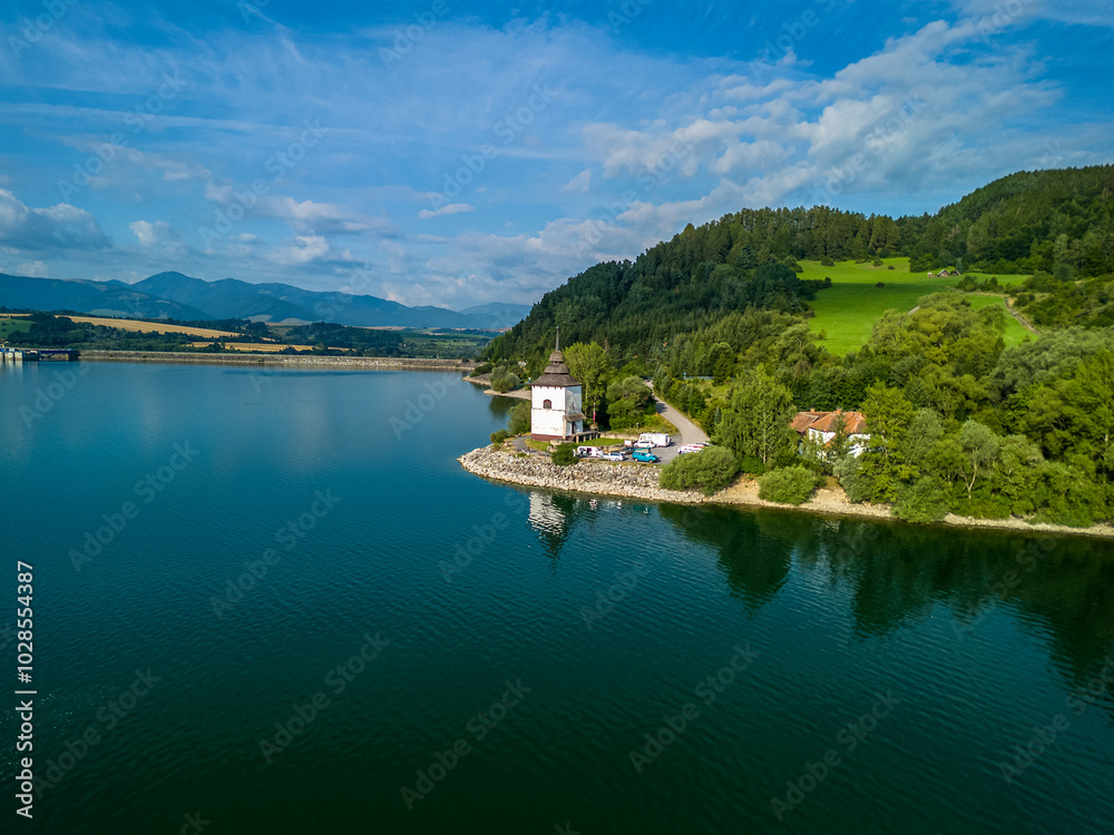 Aerial View Over Liptovská Mara, Northern Slovakia Aerial View Over Liptovská Mara, Northern Slovakia