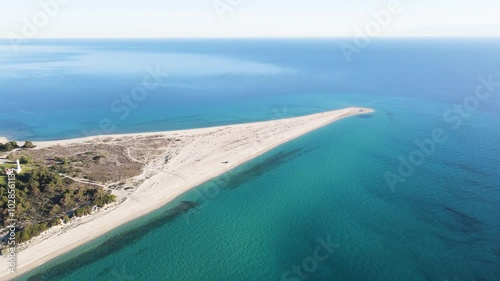 Amazing view of Kassandra coastline near Possidi beach, Chalkidiki, Central Macedonia, Greece photo