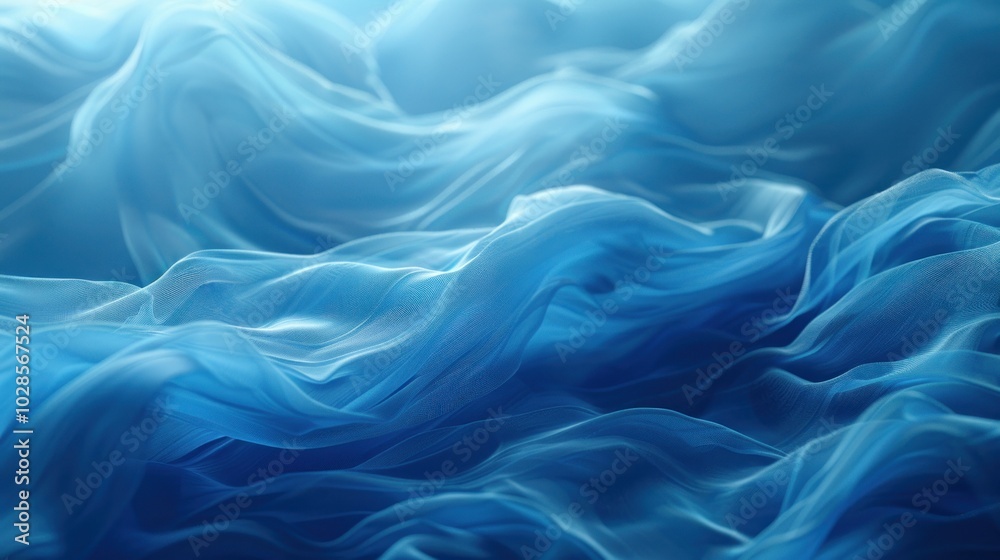 Abstract light blue background with smooth wavy lines Abstract light blue background with smooth wavy lines