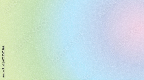 Pastel gradient background with white grain texture effect in green, blue and purple hues