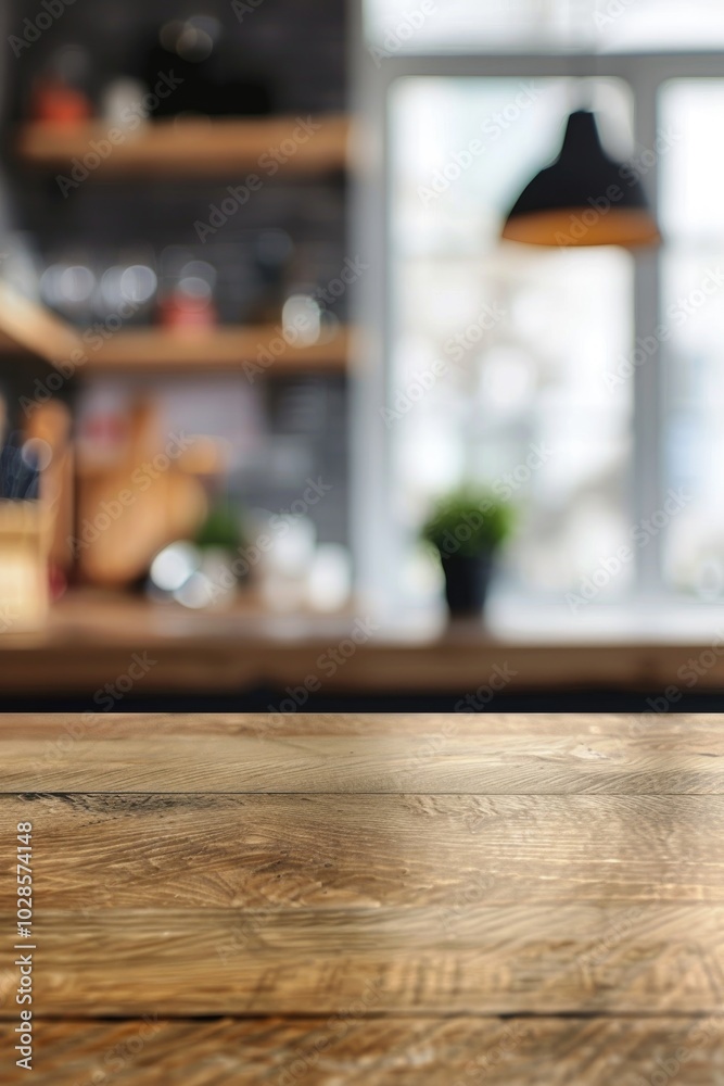 Modern Kitchen Countertop with Blurred Background - Stylish Interior Design and Home Decor Trends Modern Kitchen Countertop with Blurred Background - Stylish Interior Design and Home Decor Trends