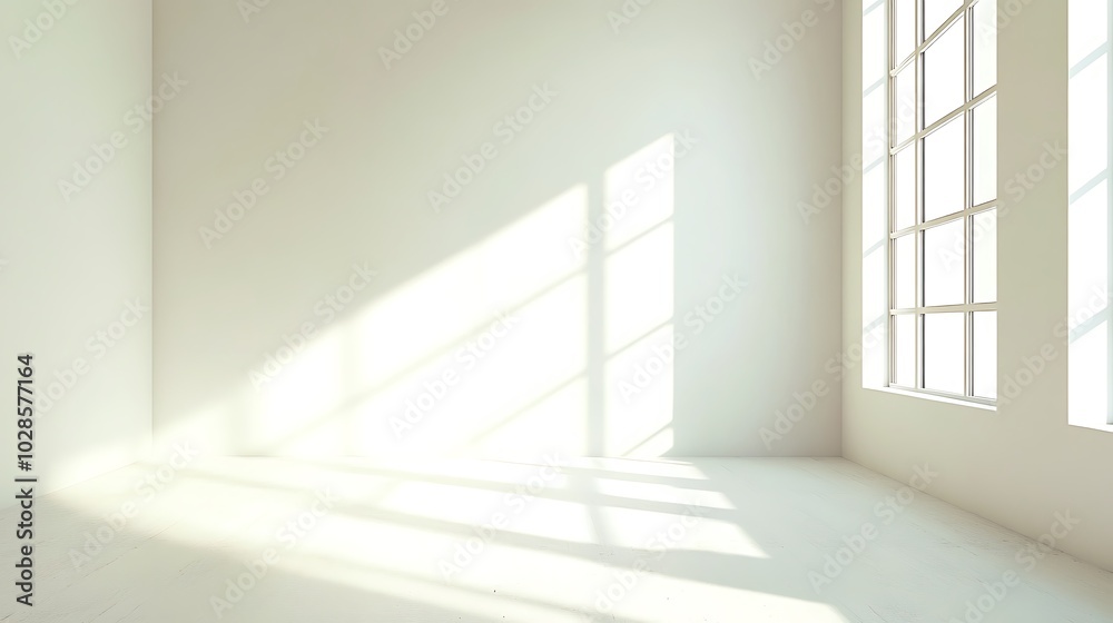 Obraz premium Lightly shaded white area with clear space for stock image
