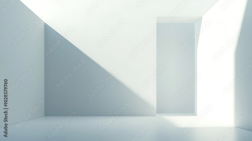 Smooth white gradient with empty space for text design Smooth white gradient with empty space for text design