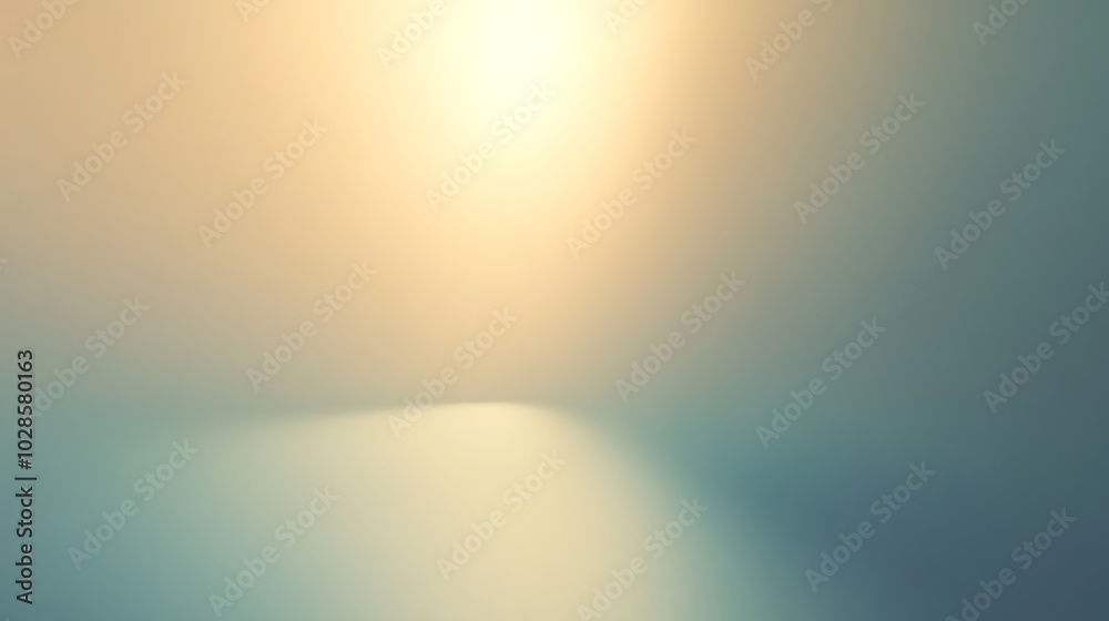 Fototapeta premium Light soft gradient background with empty text area for stock