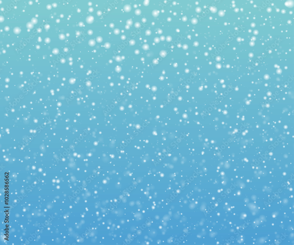 Snowflakes blue background. Winter backdrop with blue sky and heavy snowfall. Realistic Christmas Snow illustration for printing, postcards, invitations. Snowflakes blue background. Winter backdrop with blue sky and heavy snowfall. Realistic Christmas Snow illustration for printing, postcards, invitations.