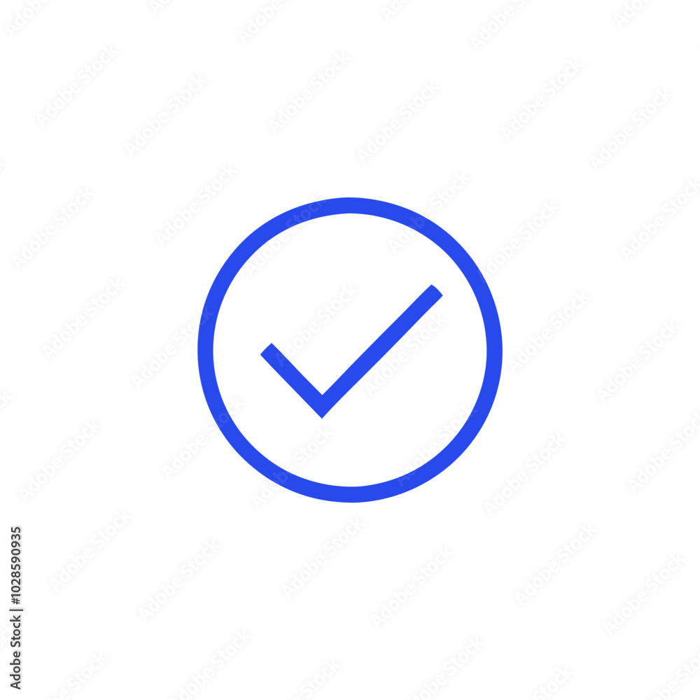 blue check mark without background blue check mark without background