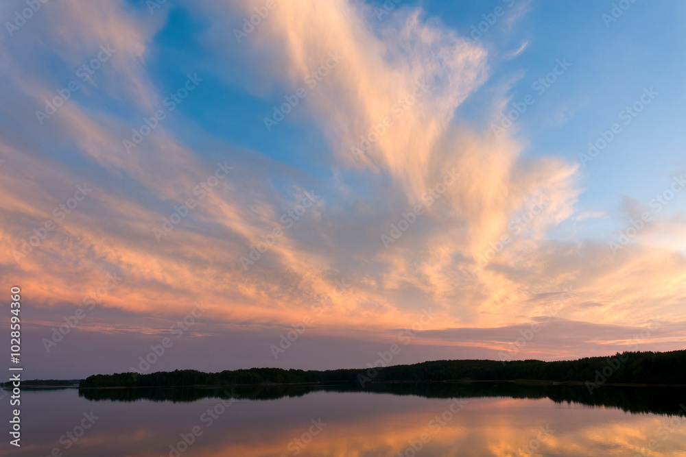 Sonnenuntergang im Herbst auf den Åland Inseln bei Gersholm Sonnenuntergang im Herbst auf den Åland Inseln bei Gersholm