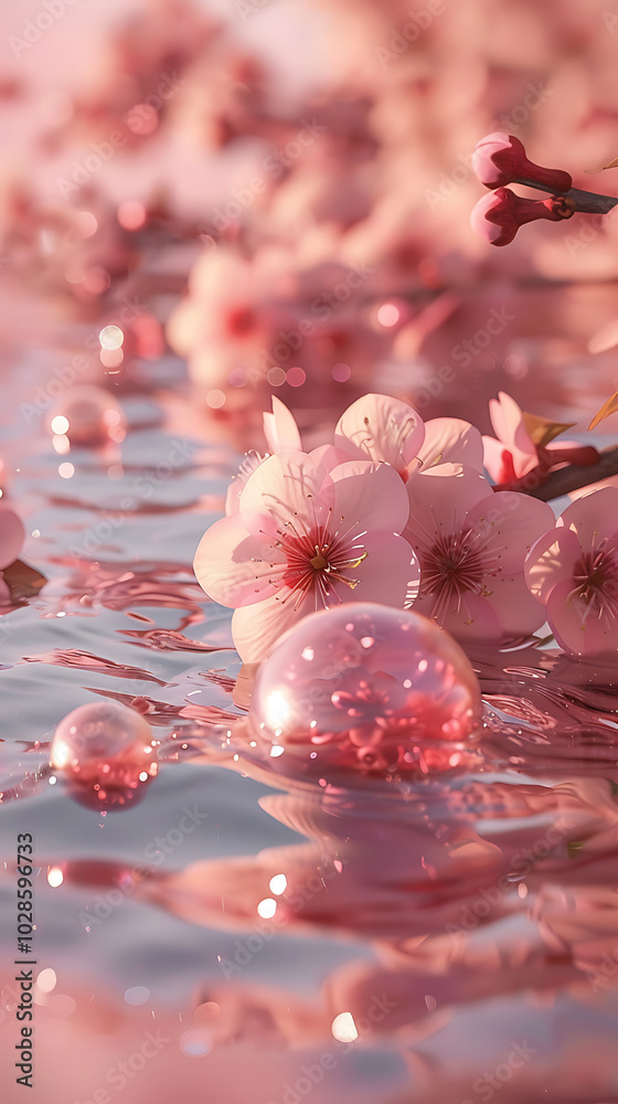 pink flower and peach pink flower and peach