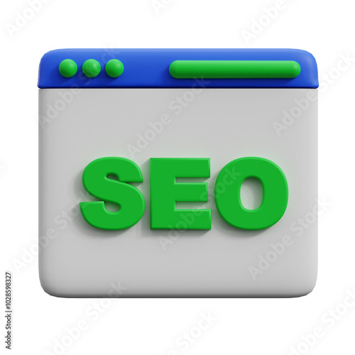 3d rendered SEO Illustration