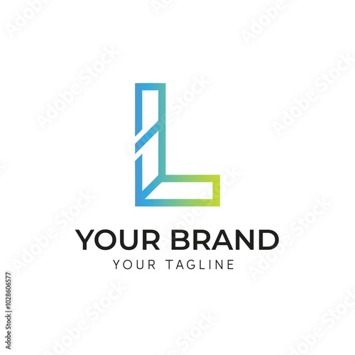 Professional letter L Business Logo. Generated With Ai