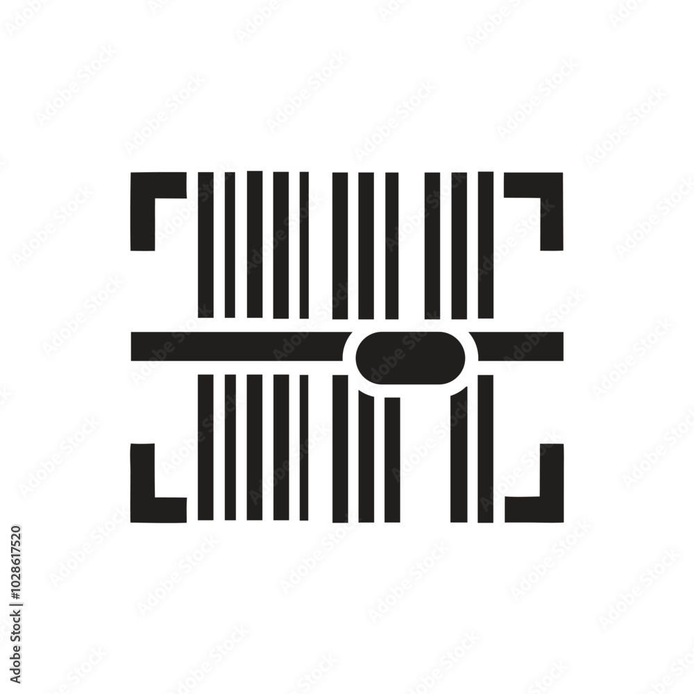 Barcode vector Icon on white background Barcode vector Icon on white background